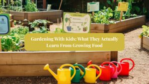 Gardening With Kids: What They Actually Learn From Growing Food