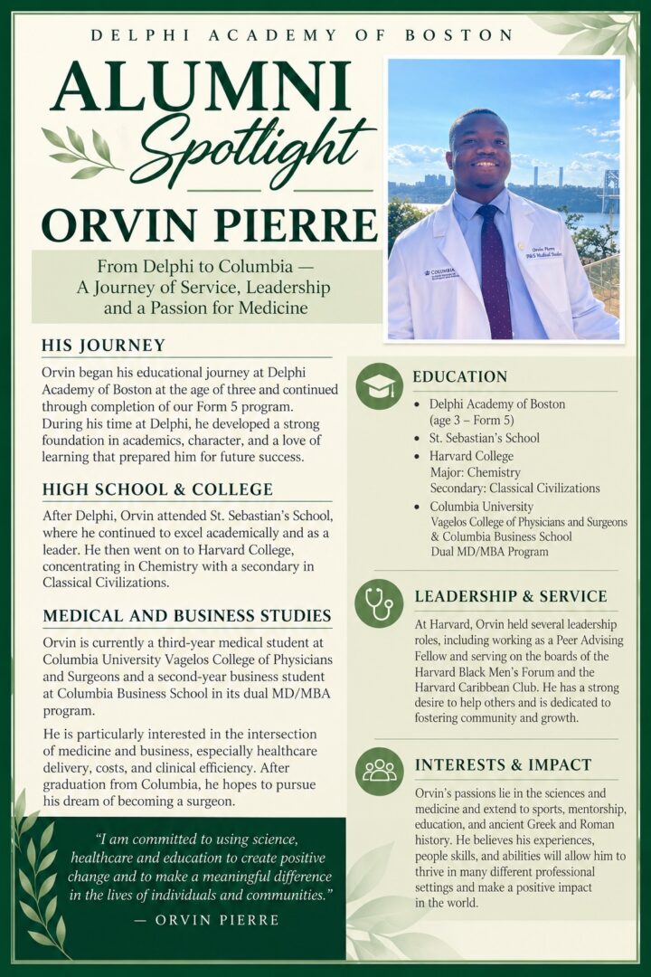 Alumni Spotlight Orvin Pierre