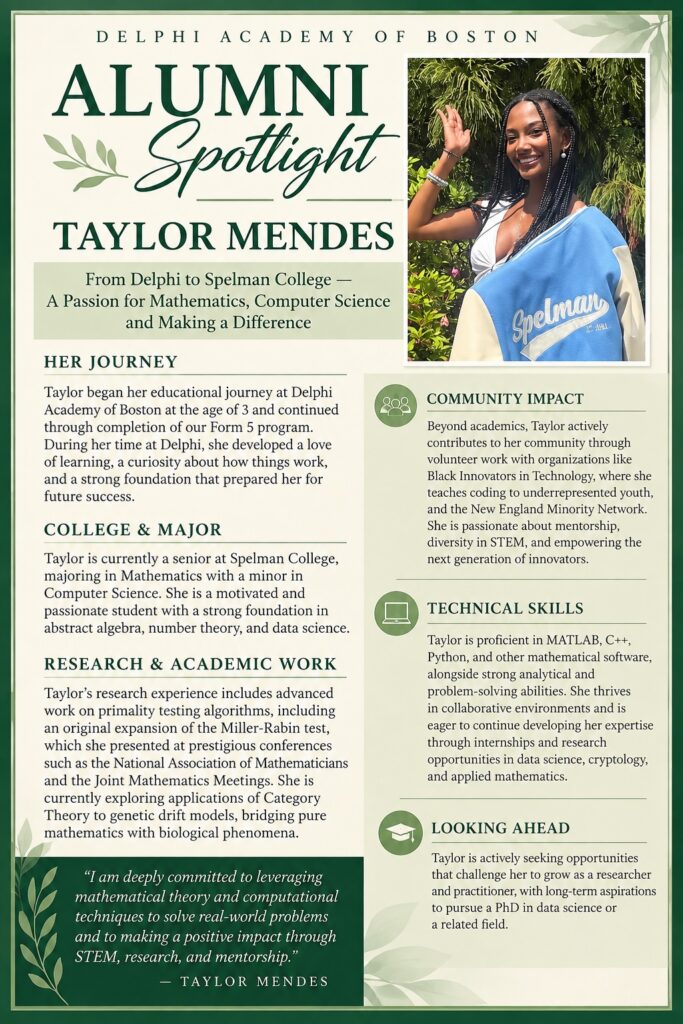 Alumni Spotlight Taylor Mendes